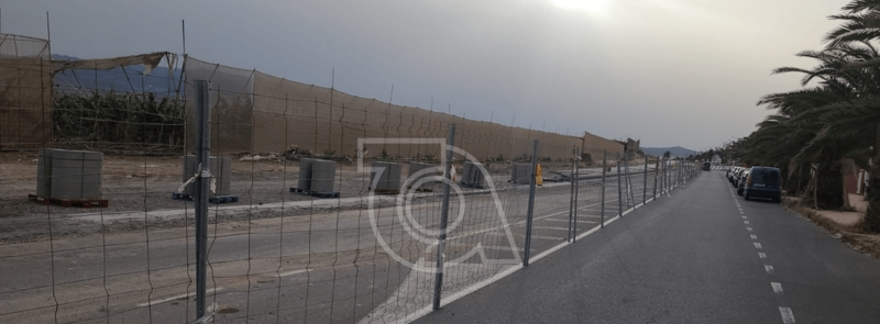 Imagen de archivo de las obras de ensanche y mejora de la carretera de Melenara / TA